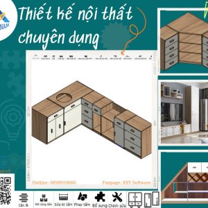 Phần mềm thiết kế nội thất XXY Software